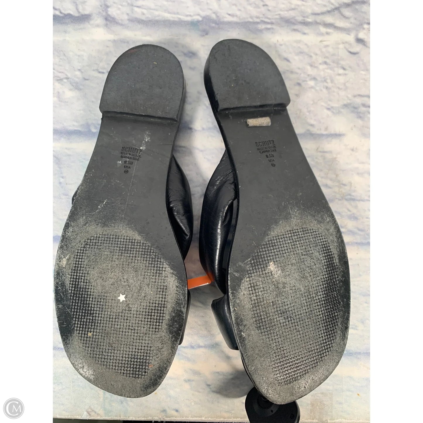 Sandals Flats By Schutz In Black, Size: 9.5