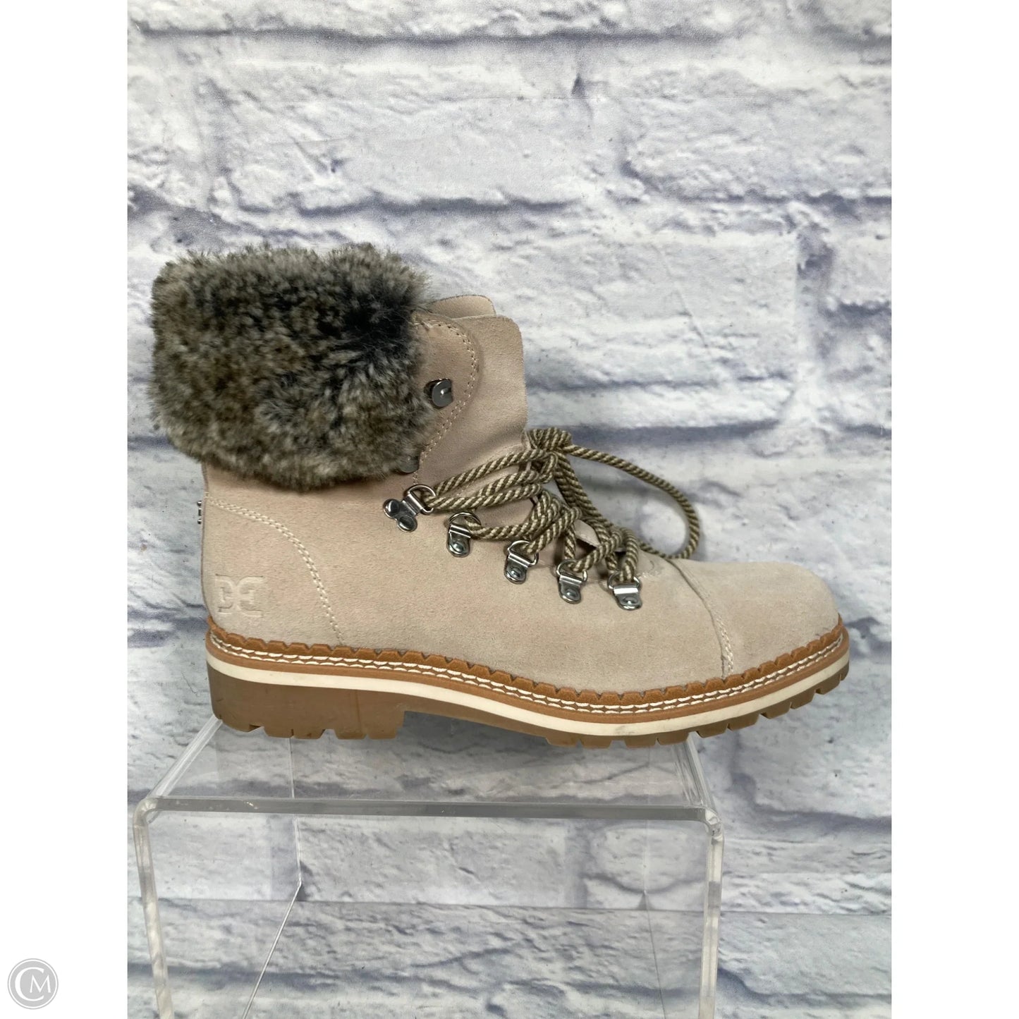 Boots Hiking By Sam Edelman In Tan, Size: 7.5