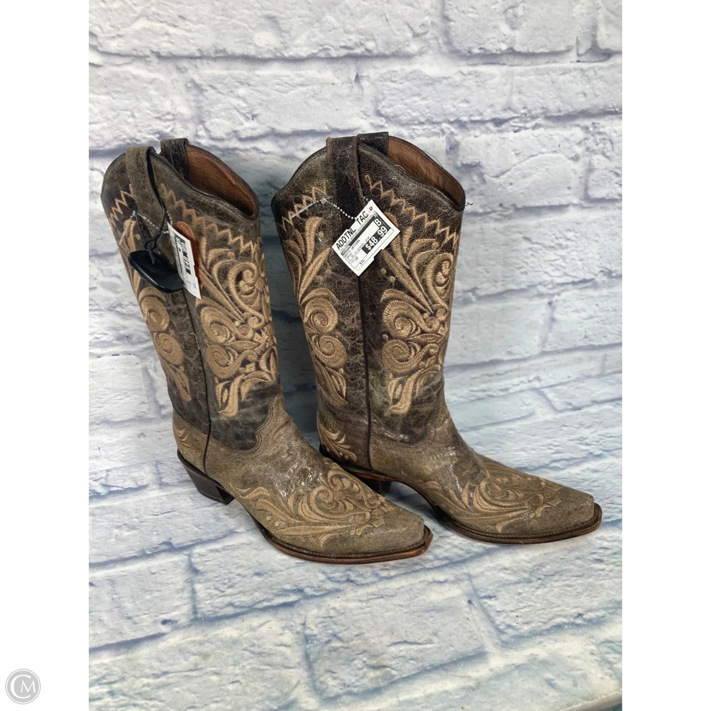 Boots Western By Corral In Brown, Size: 10