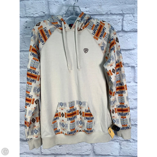 Sweatshirt Hoodie By Rock & Roll In Cream, Size: M