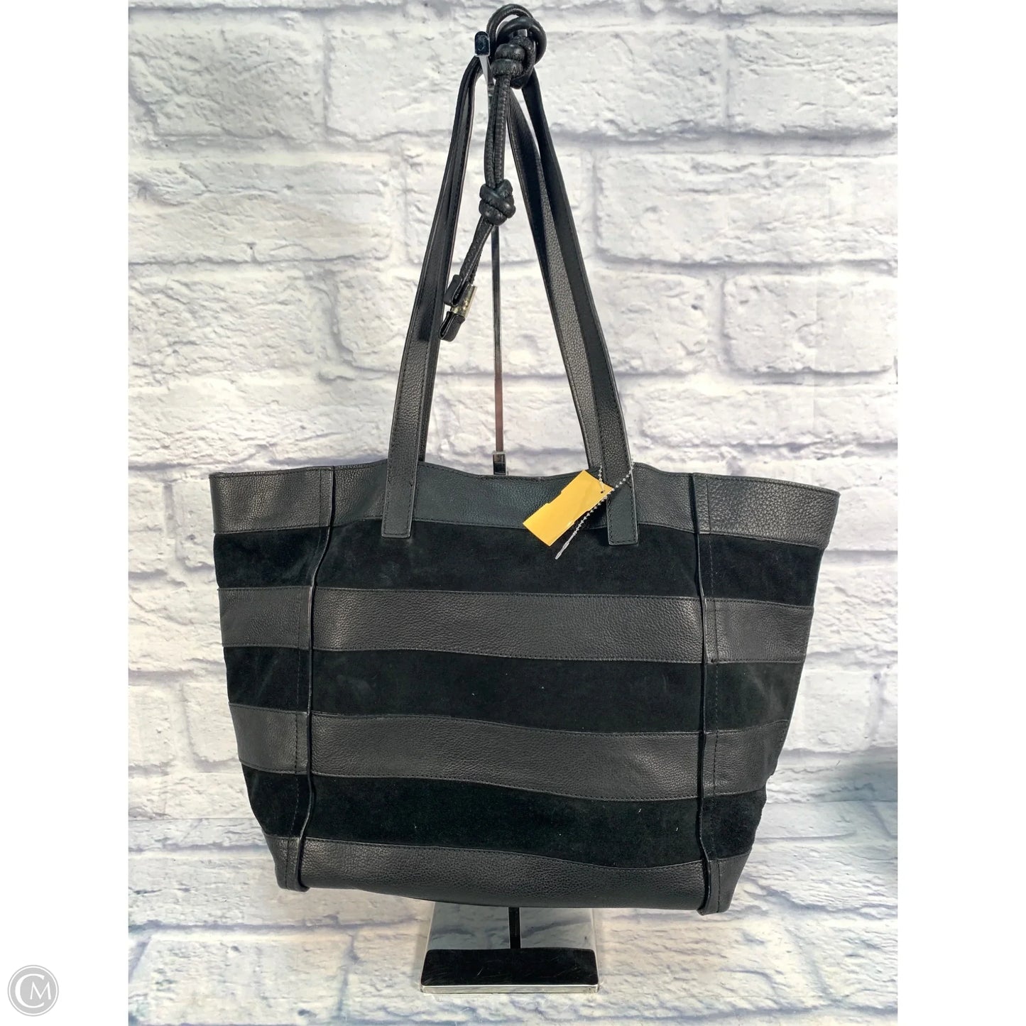 Handbag Leather By Vince Camuto, Size: Large