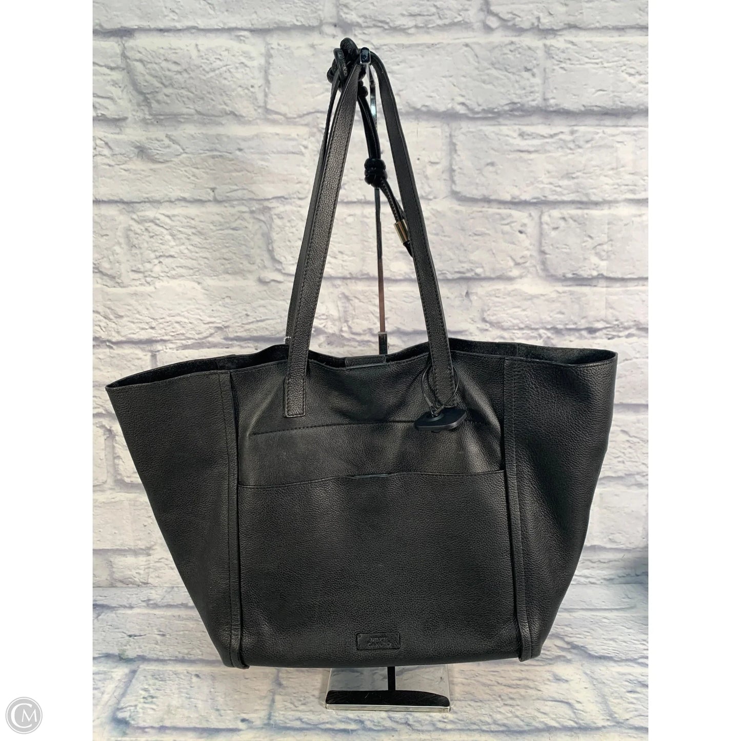 Handbag Leather By Vince Camuto, Size: Large