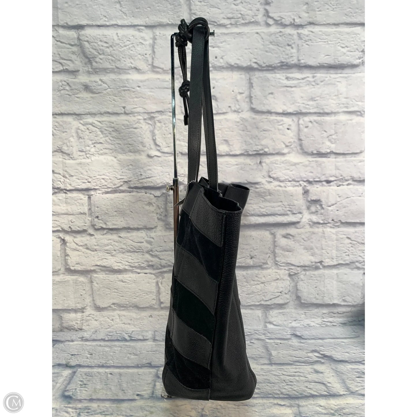 Handbag Leather By Vince Camuto, Size: Large