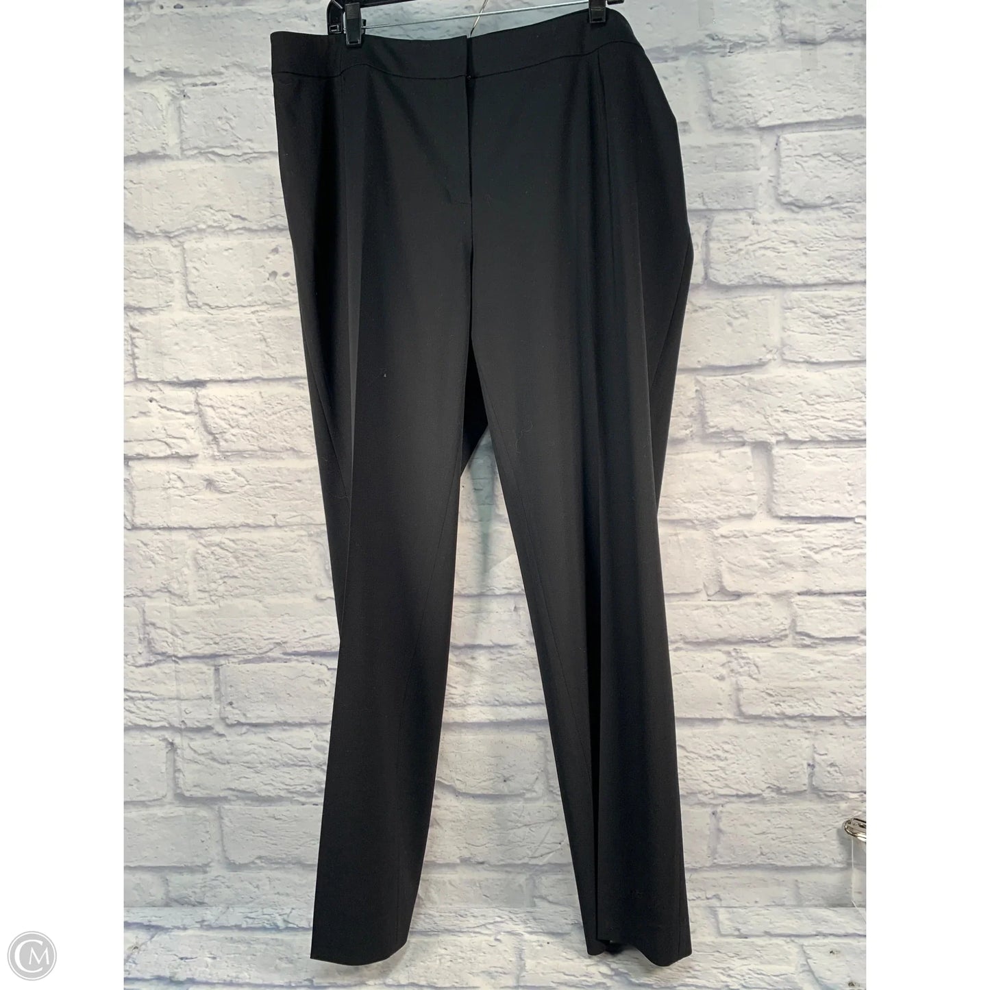 Pants Designer By Lafayette 148 In Black, Size: 18