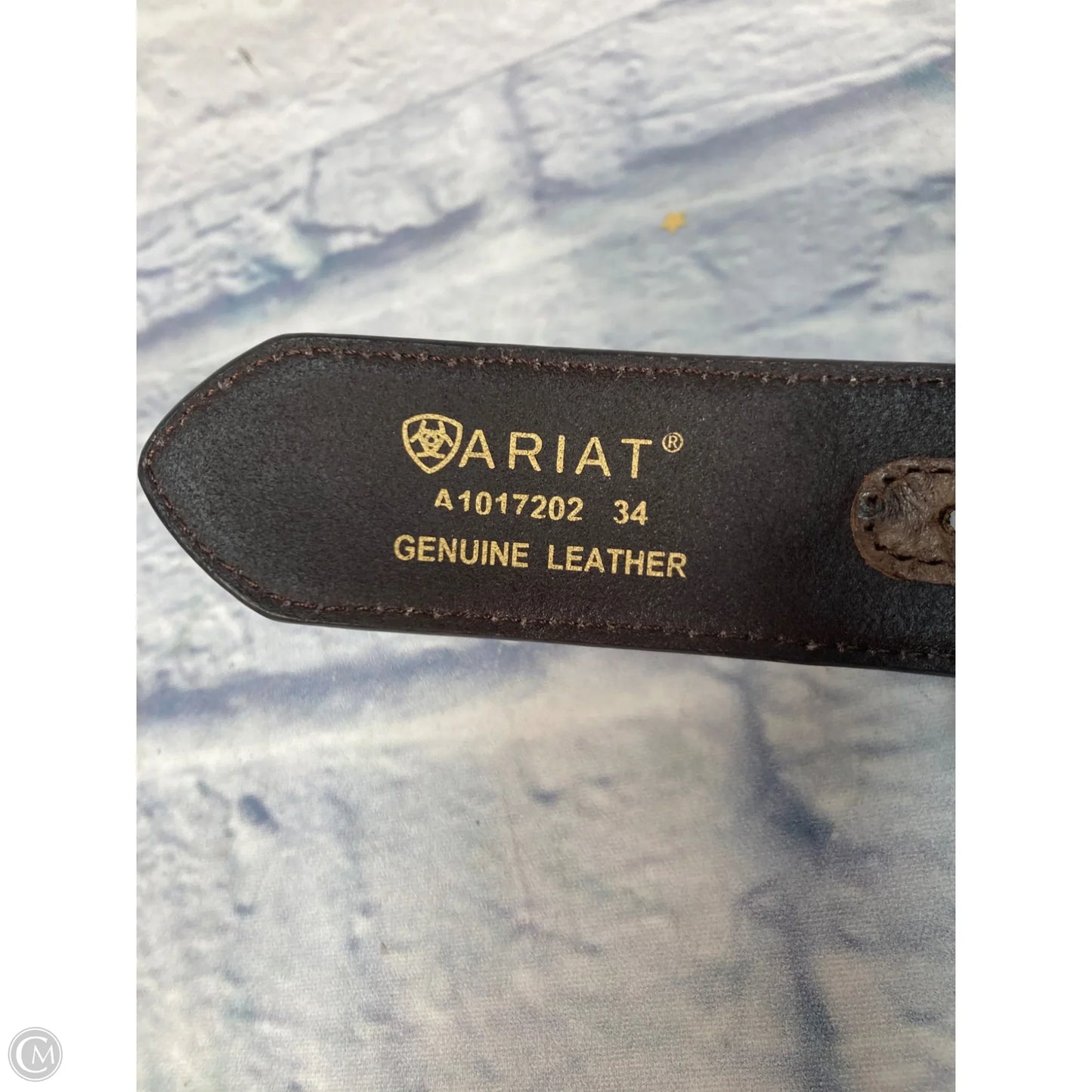 Belt Leather By Ariat, Size: Medium