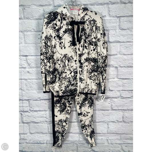 Lounge Set Pants By Clothes Mentor In Black & White, Size: Xs