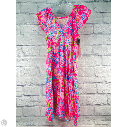 Dress Designer By Lilly Pulitzer In Blue & Pink, Size: S