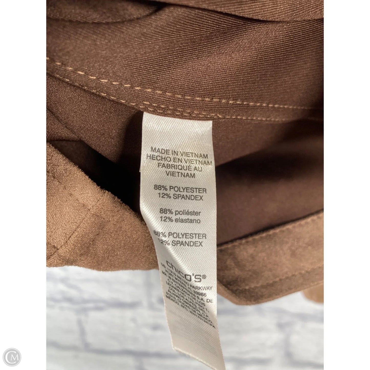 Jacket Other By Chicos In Brown, Size: L