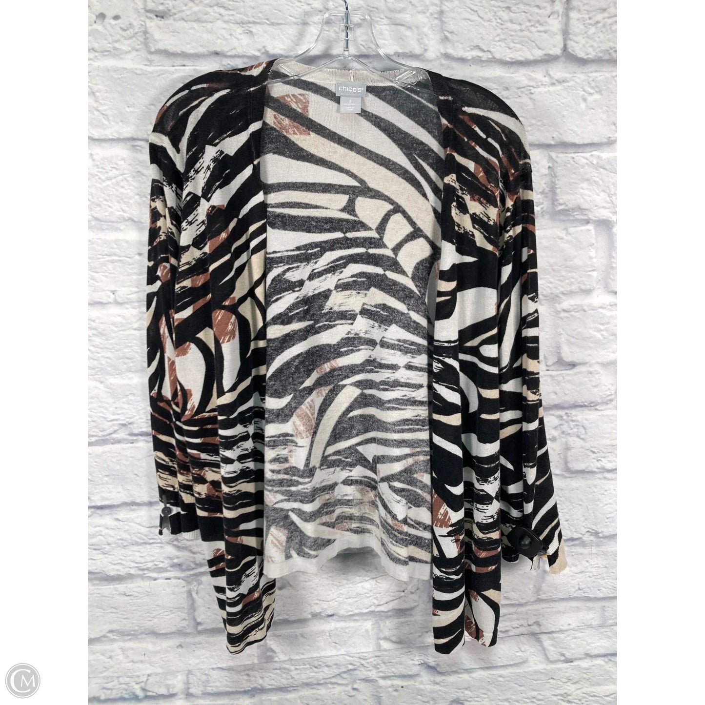Cardigan By Chicos In Animal Print, Size: Xl