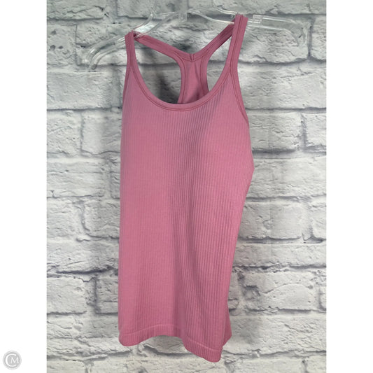 Athletic Tank Top By Lululemon In Pink, Size: 6