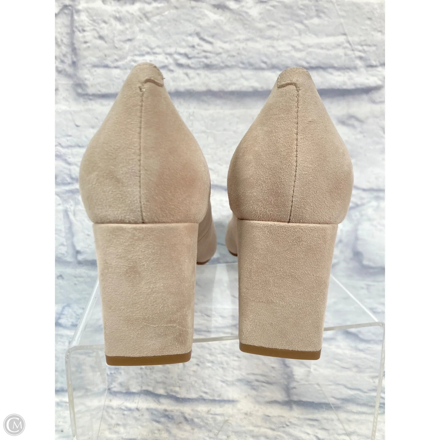 Shoes Heels Block By Marc Fisher In Cream, Size: 7.5