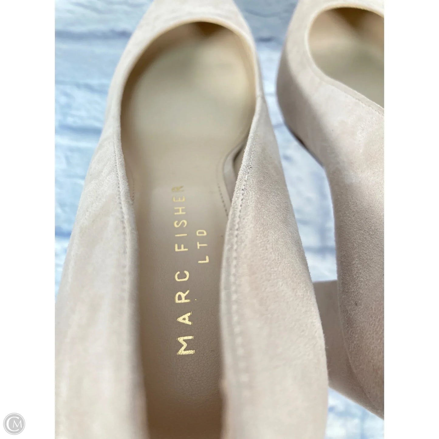 Shoes Heels Block By Marc Fisher In Cream, Size: 7.5
