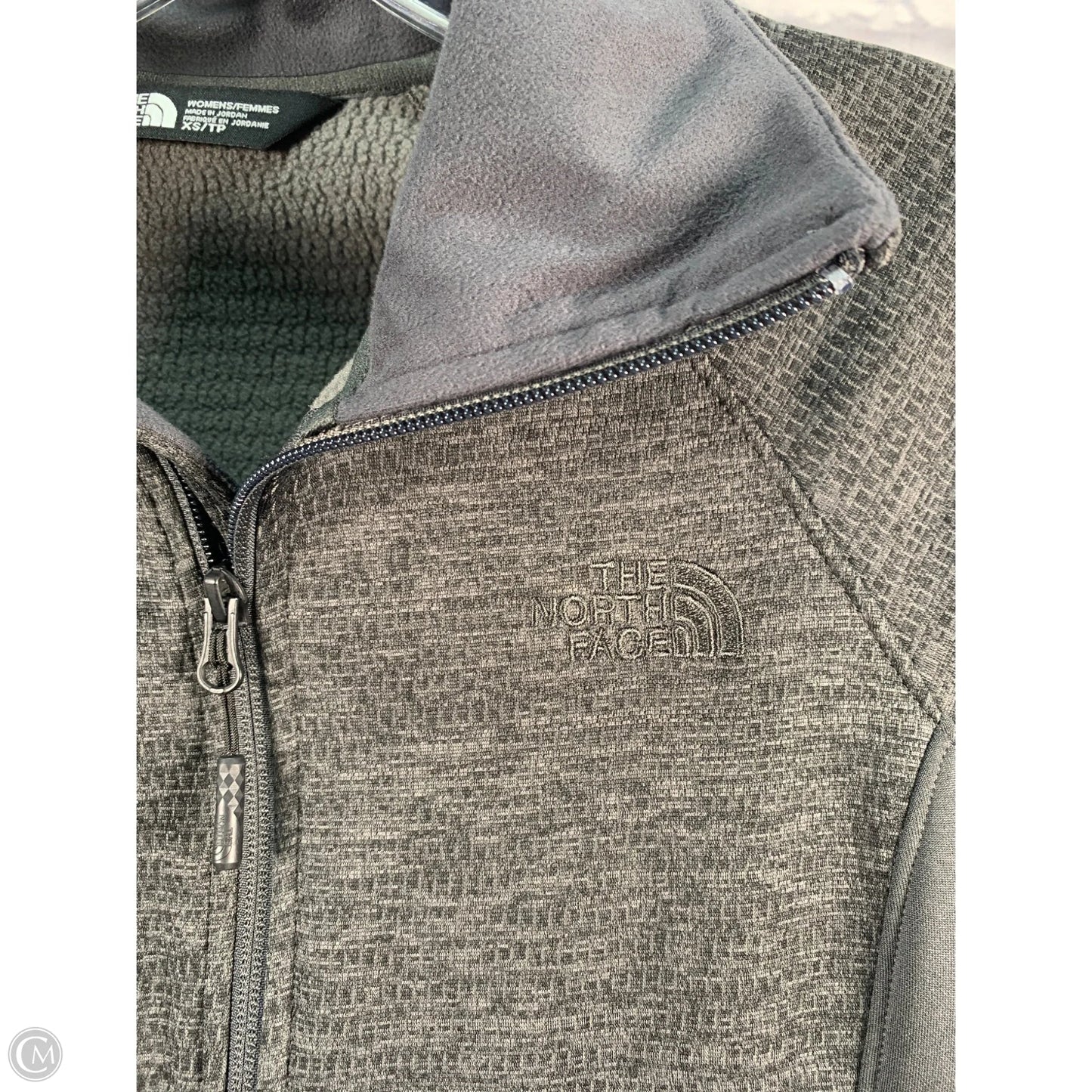 Athletic Jacket By The North Face In Grey, Size: Xs