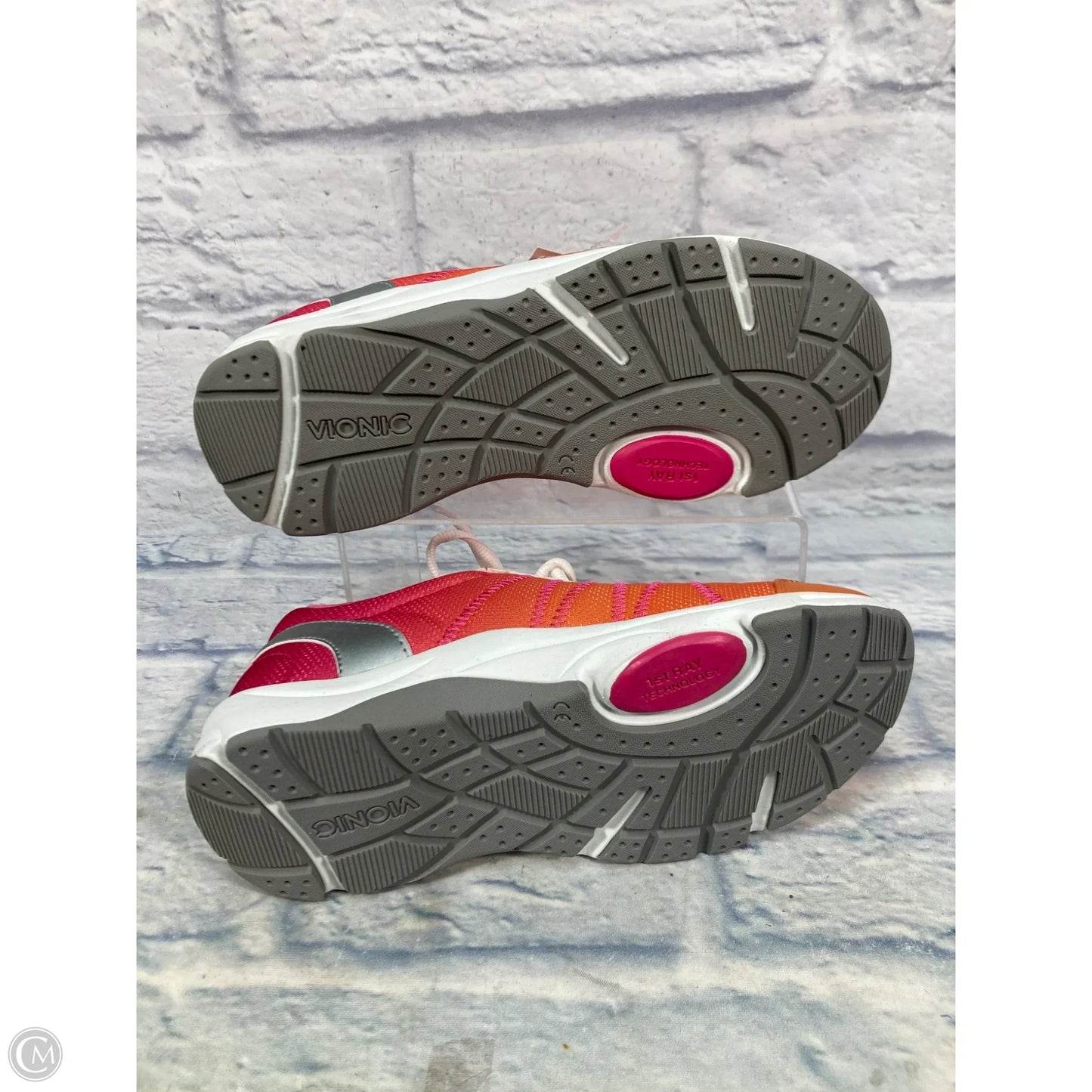 Shoes Athletic By Vionic In Orange & Pink, Size: 7.5