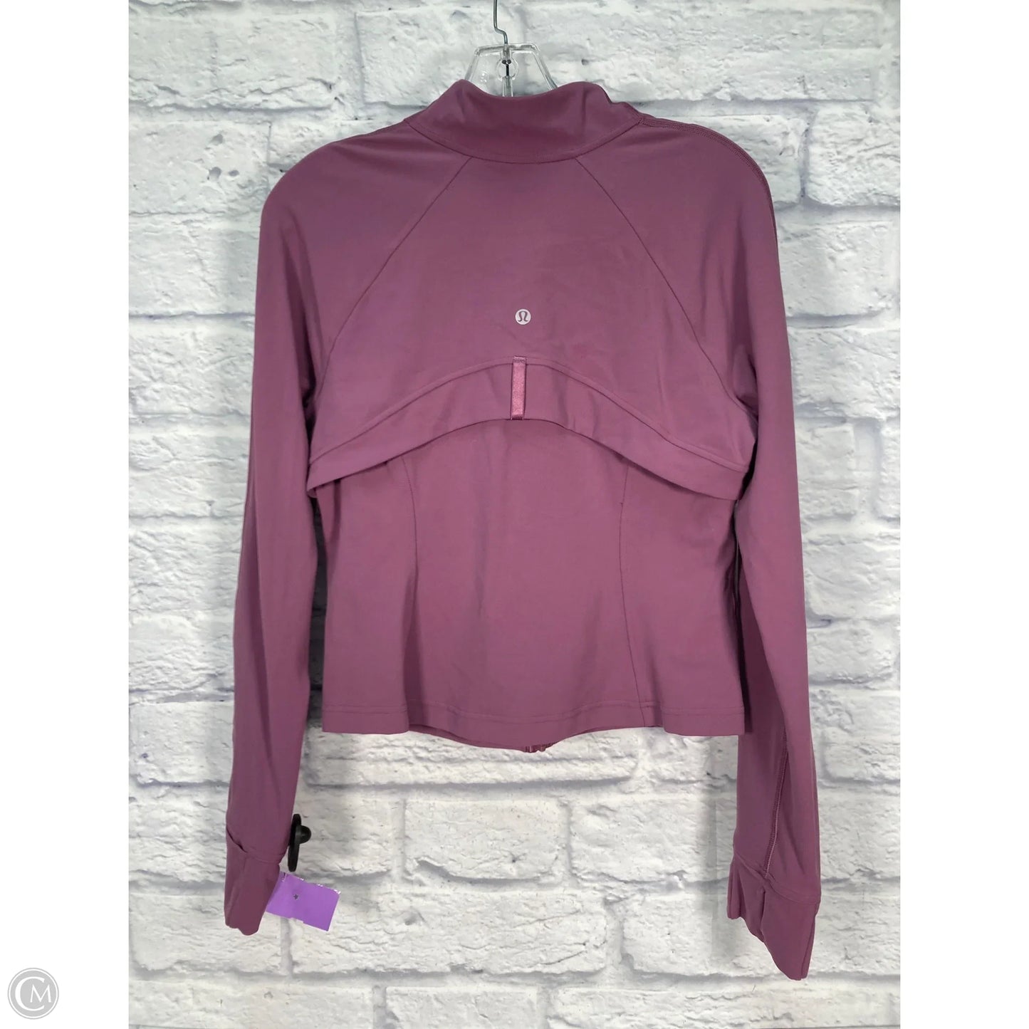 Athletic Jacket By Lululemon In Purple, Size: 12