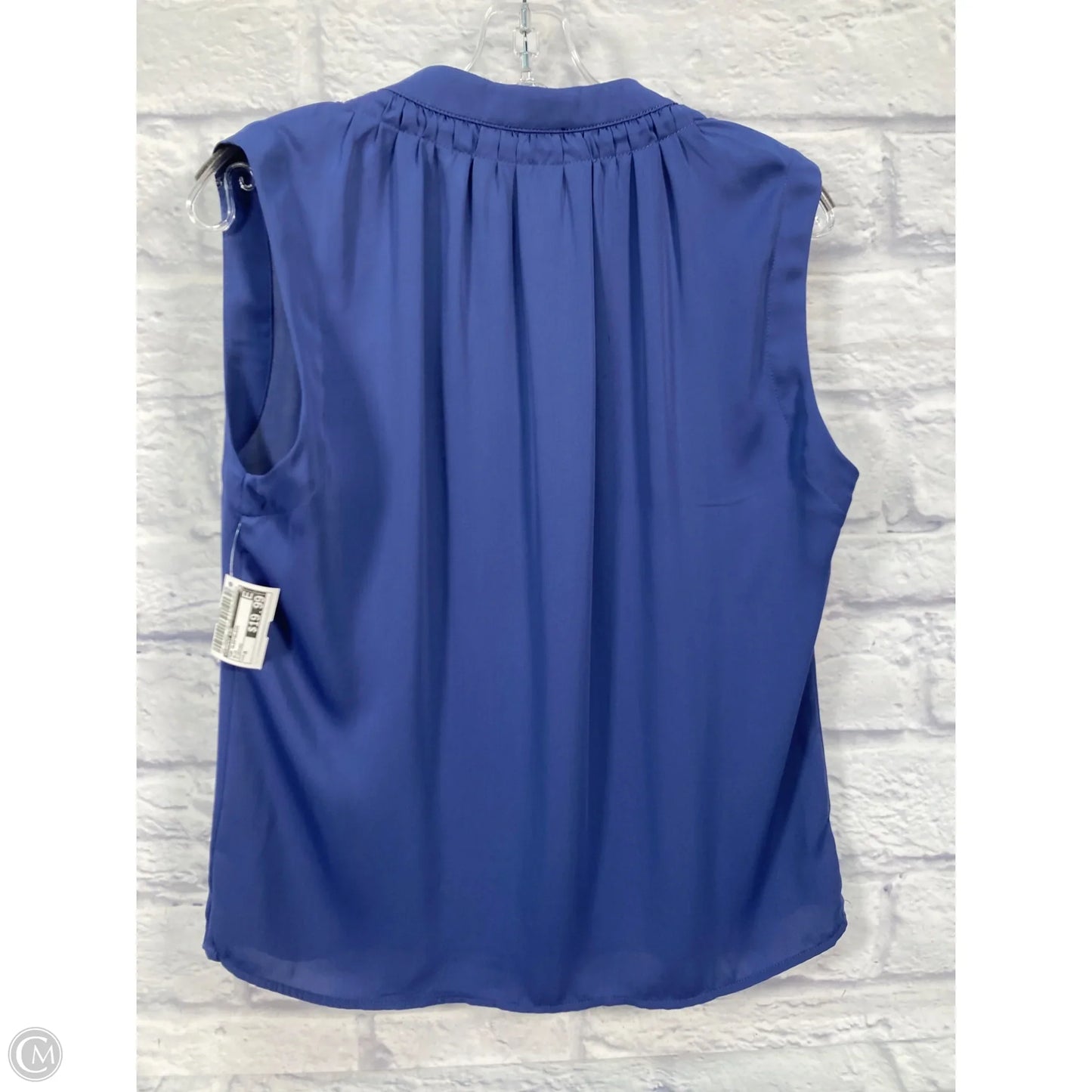 Top Sleeveless By Current Air In Blue, Size: M