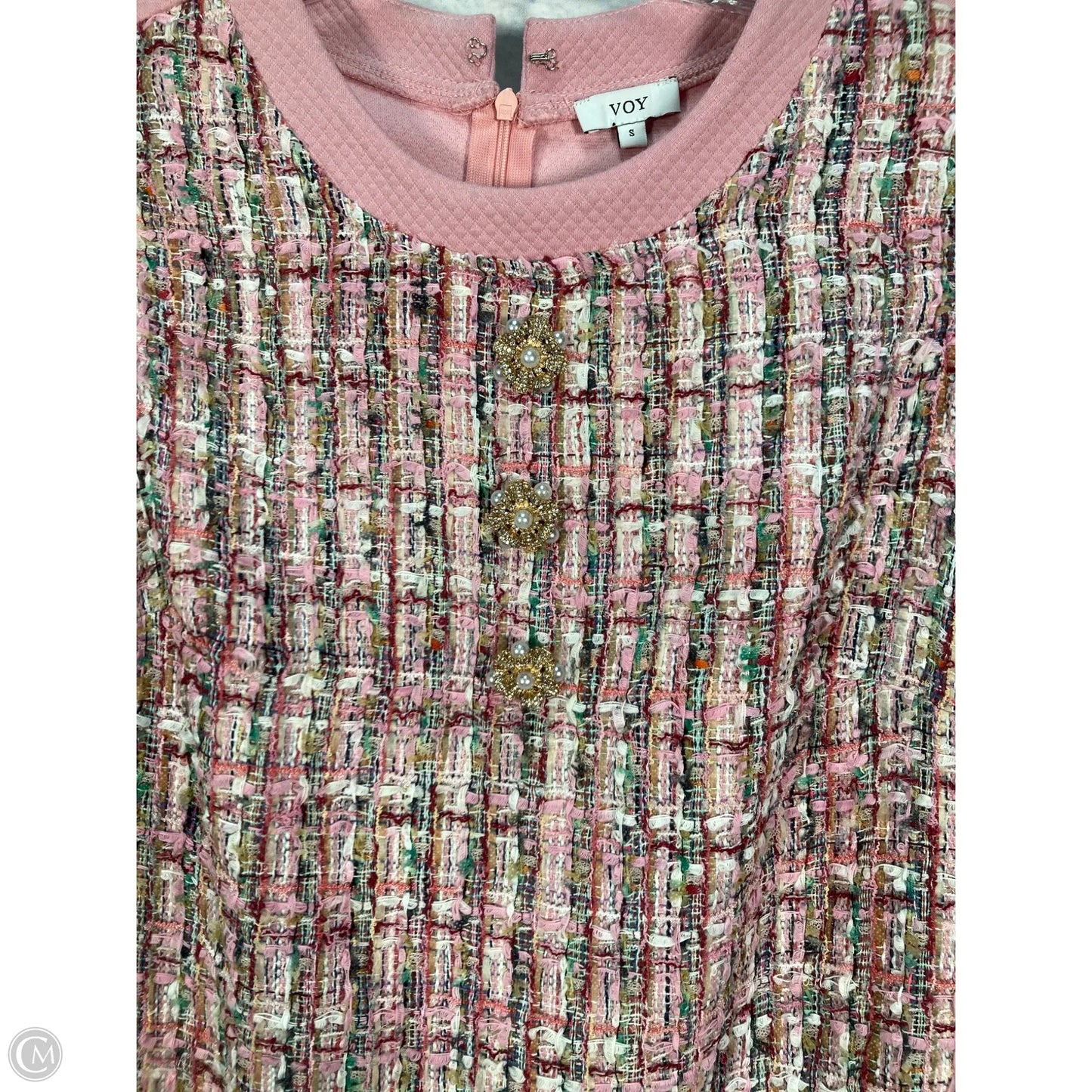 Dress Casual Short By Voy In Pink, Size: S