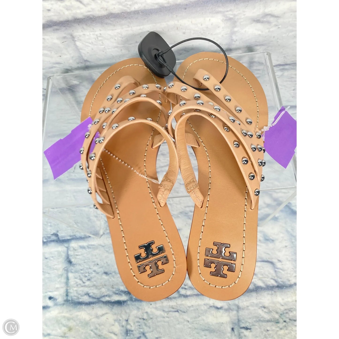 Sandals Designer By Tory Burch In Tan, Size: 5.5
