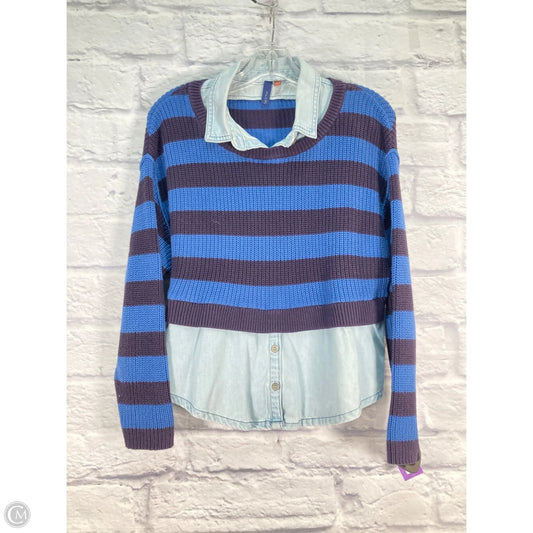 Sweater By Pilcro In Blue, Size: Xs