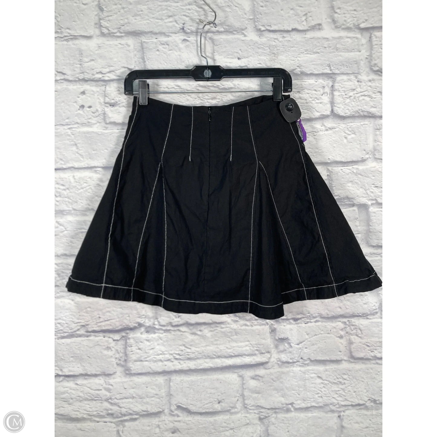 Skirt Mini & Short By Maeve In Black & White, Size: 0