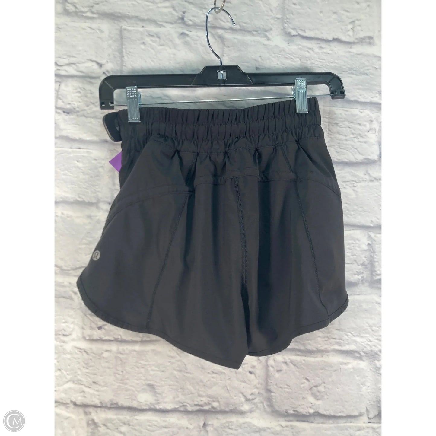 Athletic Shorts By Lululemon In Black, Size: 4