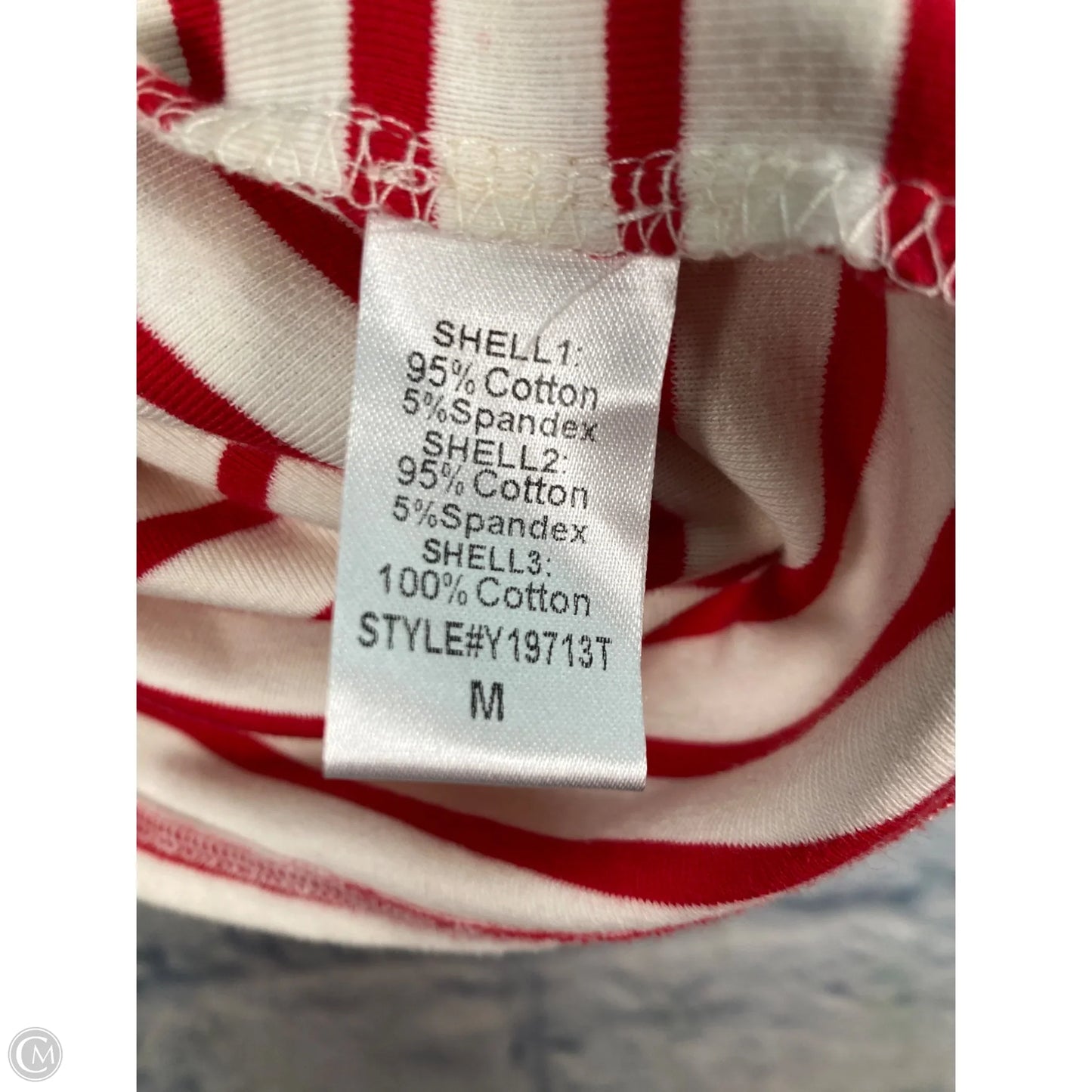 Dress Casual Short By Tuckernuck In Cream & Pink, Size: M