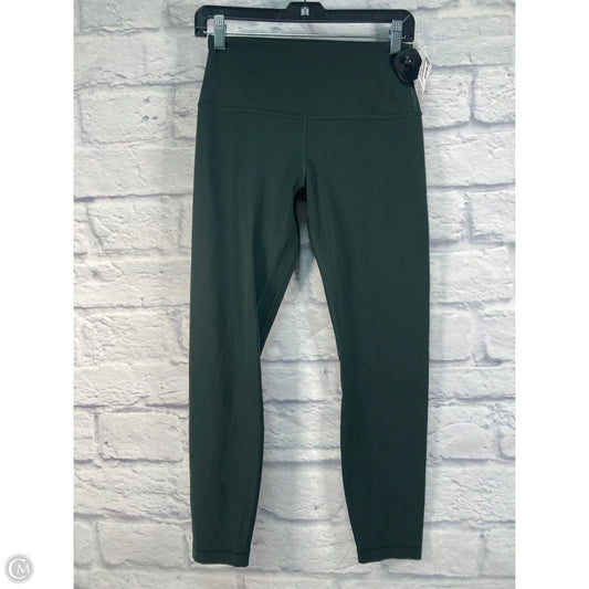 Athletic Leggings By Lululemon In Green, Size: 8