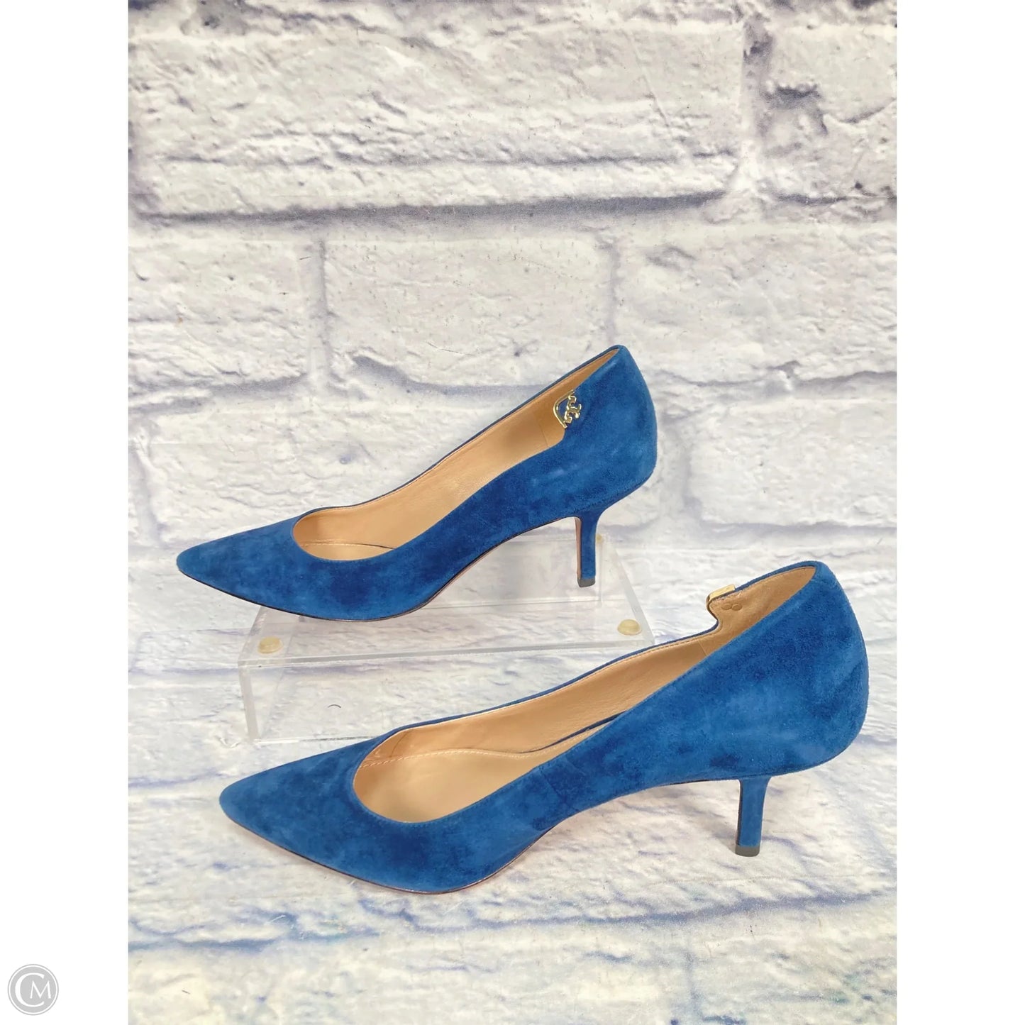 Shoes Designer By Tory Burch In Blue, Size: 9.5