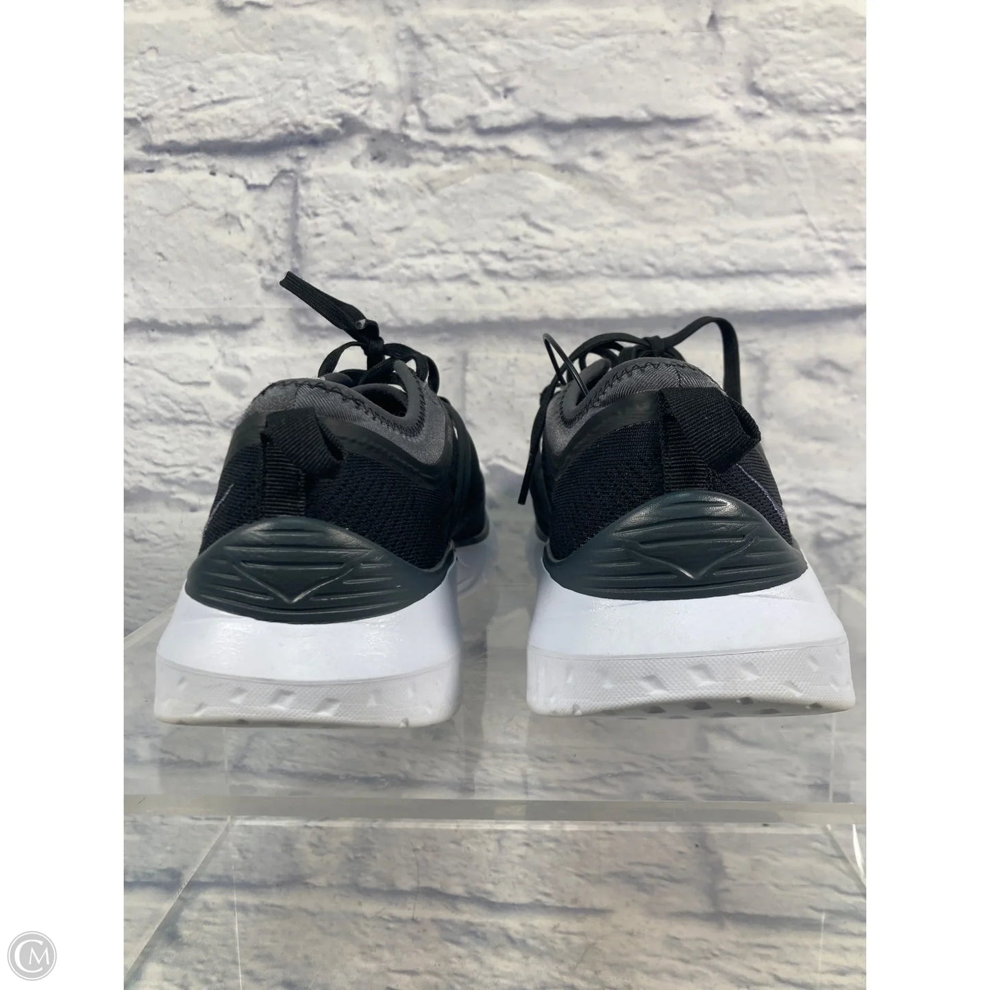 Shoes Athletic By Hoka In Black & White, Size: 9