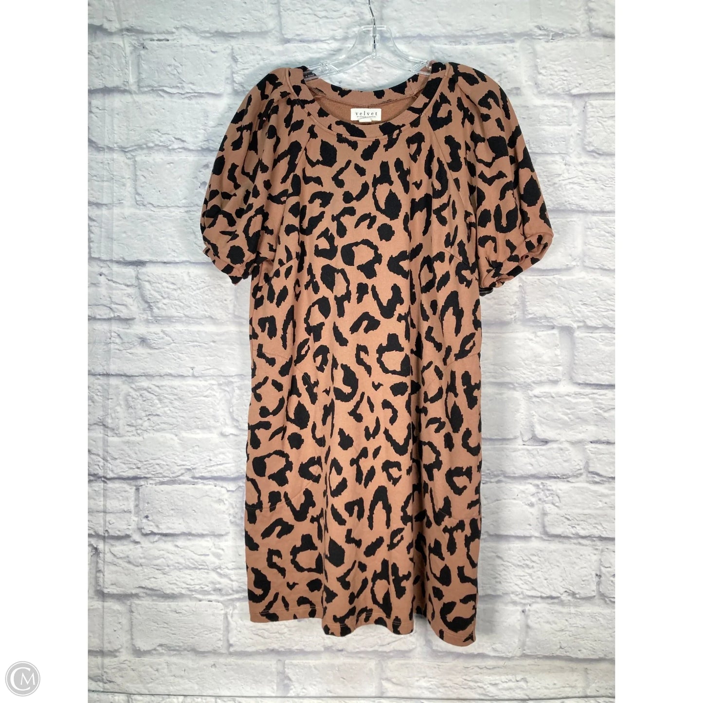 Dress Casual Short By Velvet By Graham & Spencer In Black & Brown, Size: M