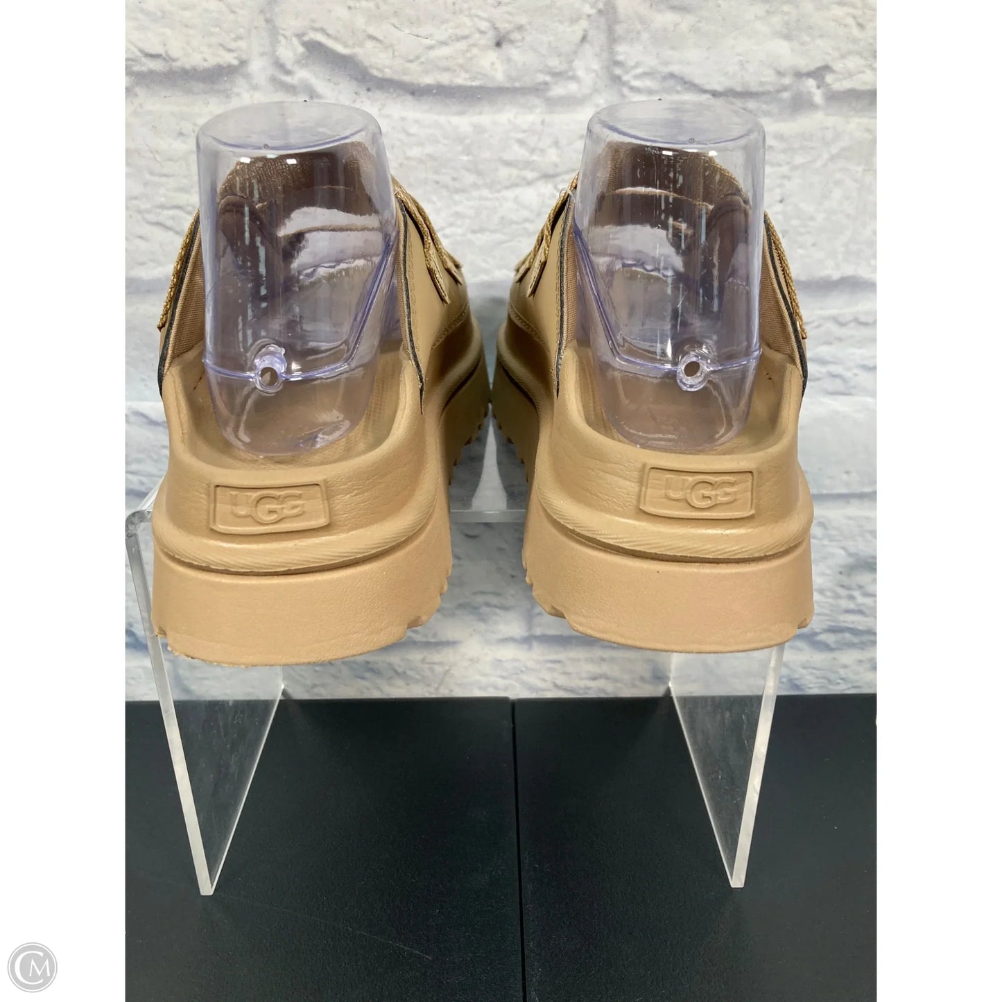 Sandals Designer By Ugg In Tan, Size: 8