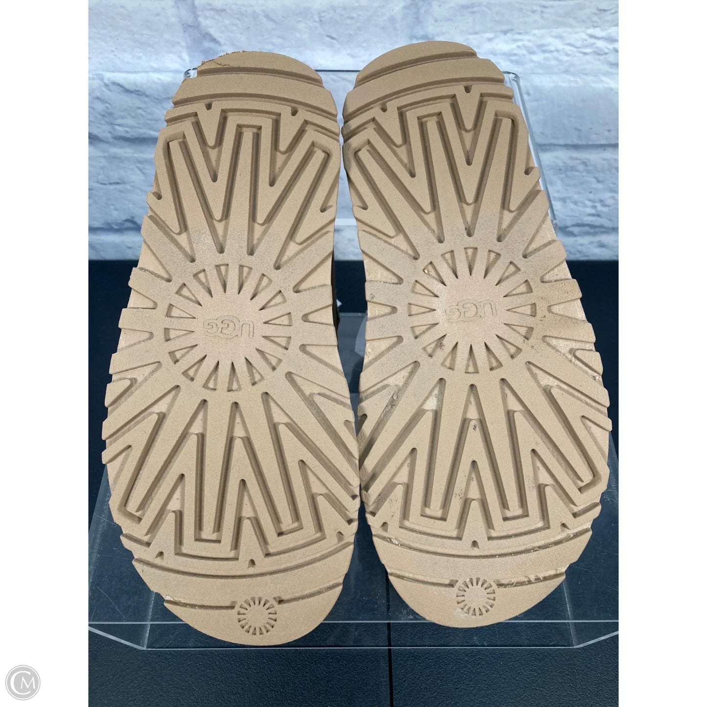 Sandals Designer By Ugg In Tan, Size: 8