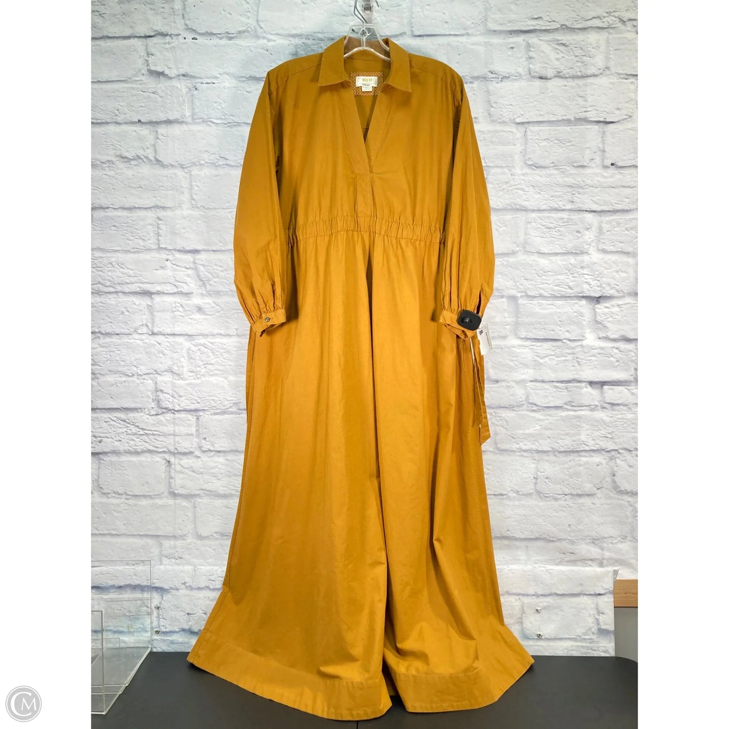Dress Casual Maxi By Maeve In Gold, Size: S