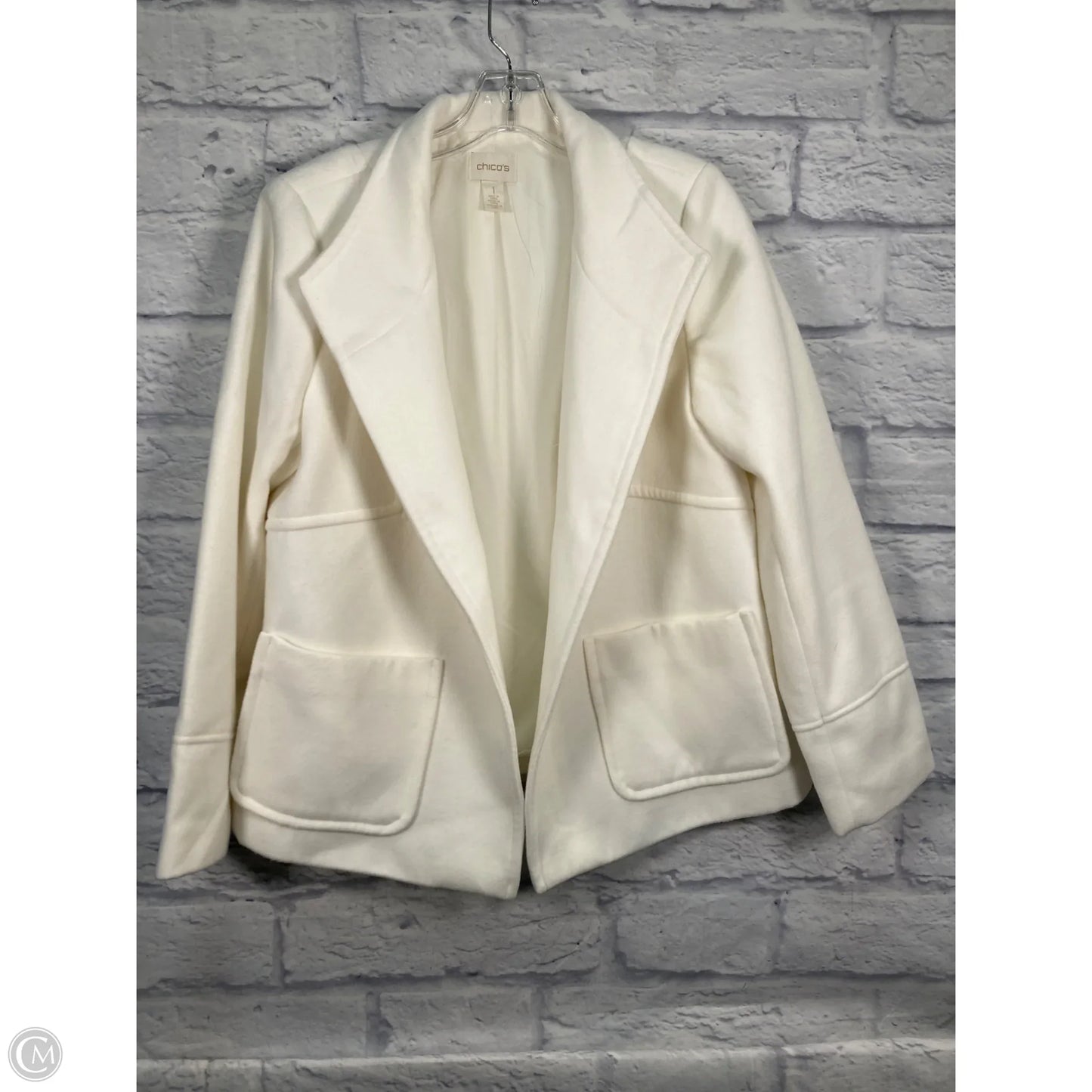 Jacket Other By Chicos In Cream, Size: M