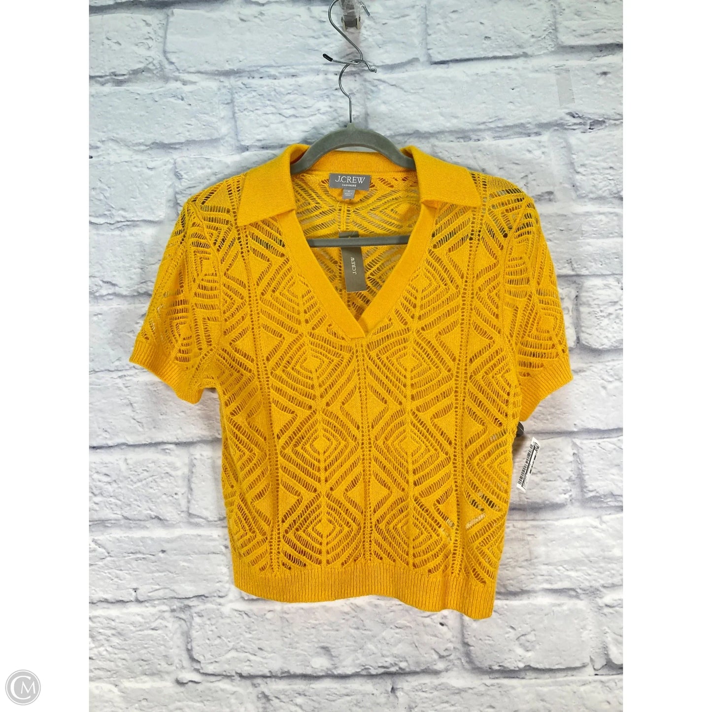 Sweater Cashmere By J. Crew In Yellow, Size: M