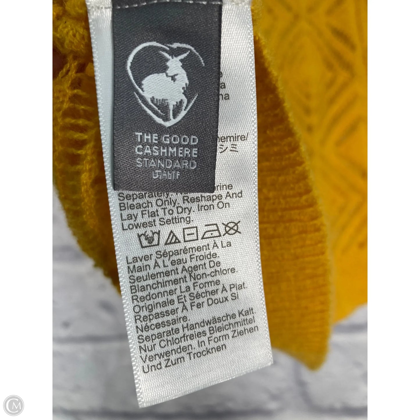 Sweater Cashmere By J. Crew In Yellow, Size: M