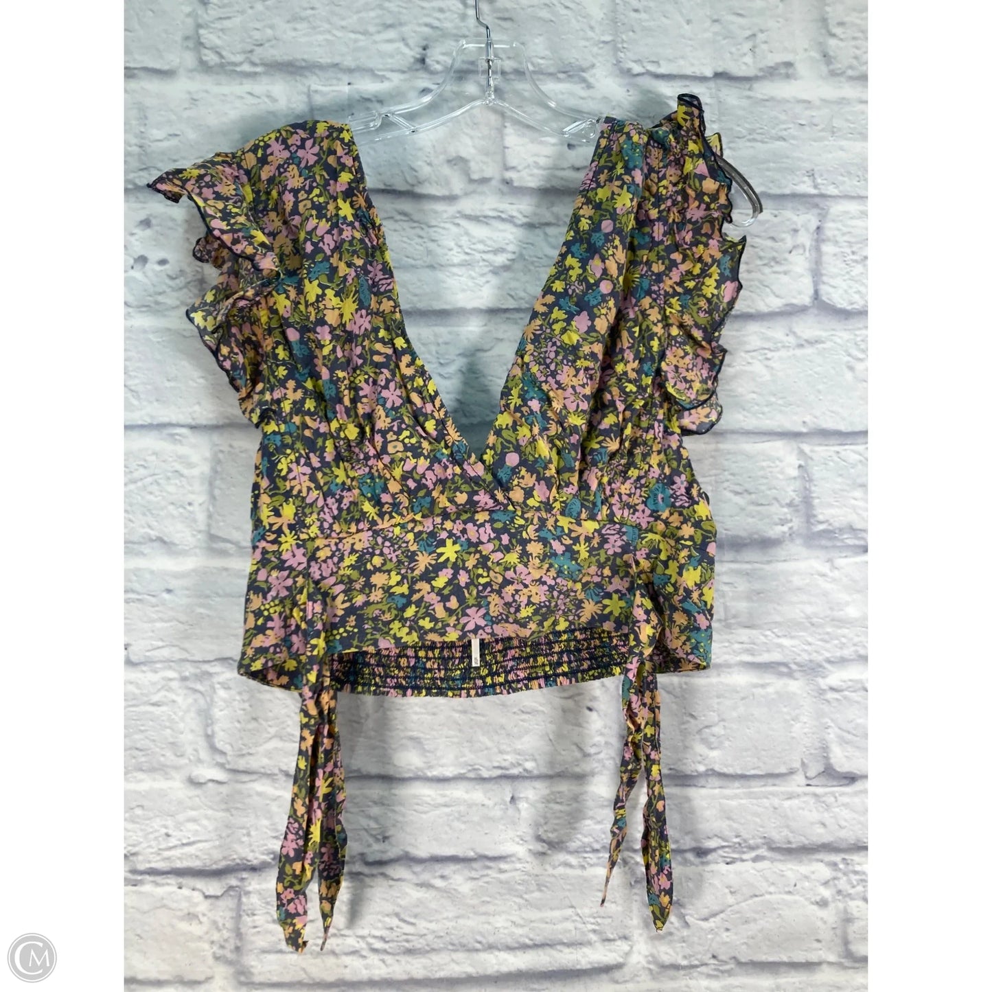 Skirt Set 2pc By Free People In Blue & Yellow, Size: Xl