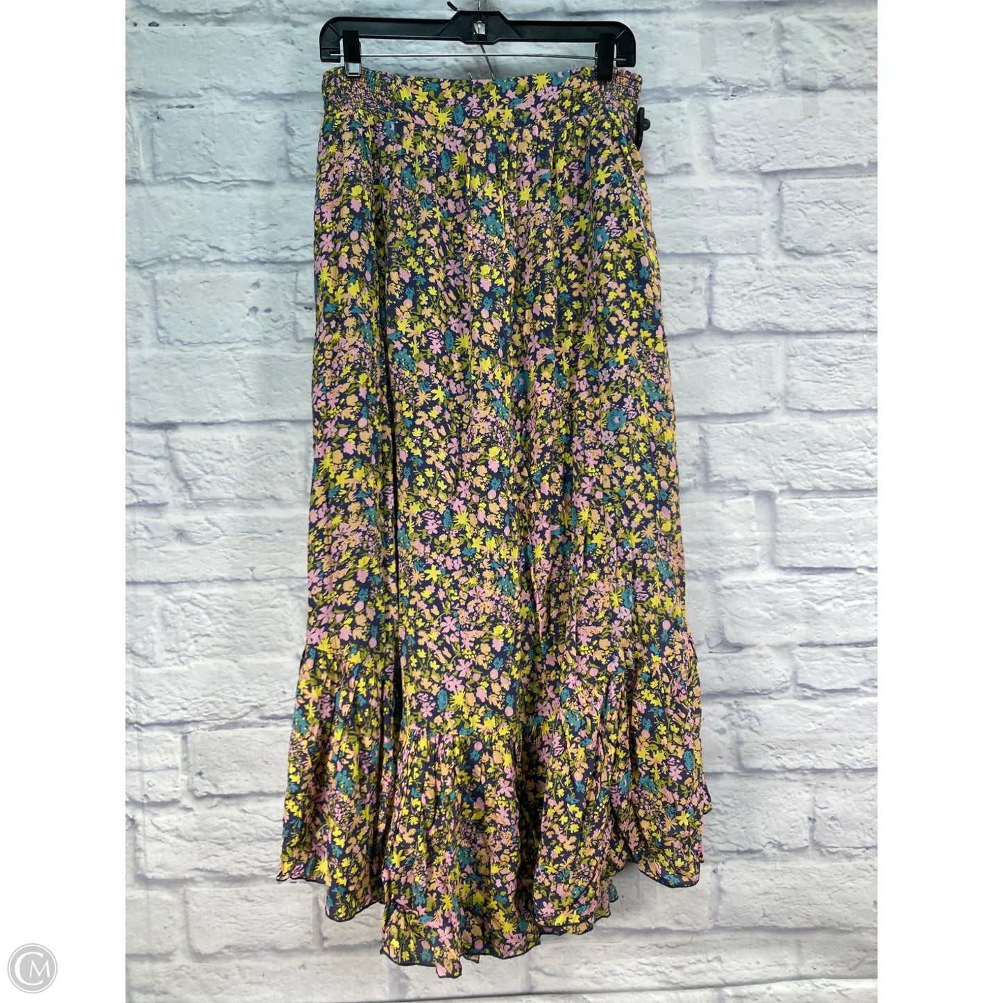 Skirt Set 2pc By Free People In Blue & Yellow, Size: Xl