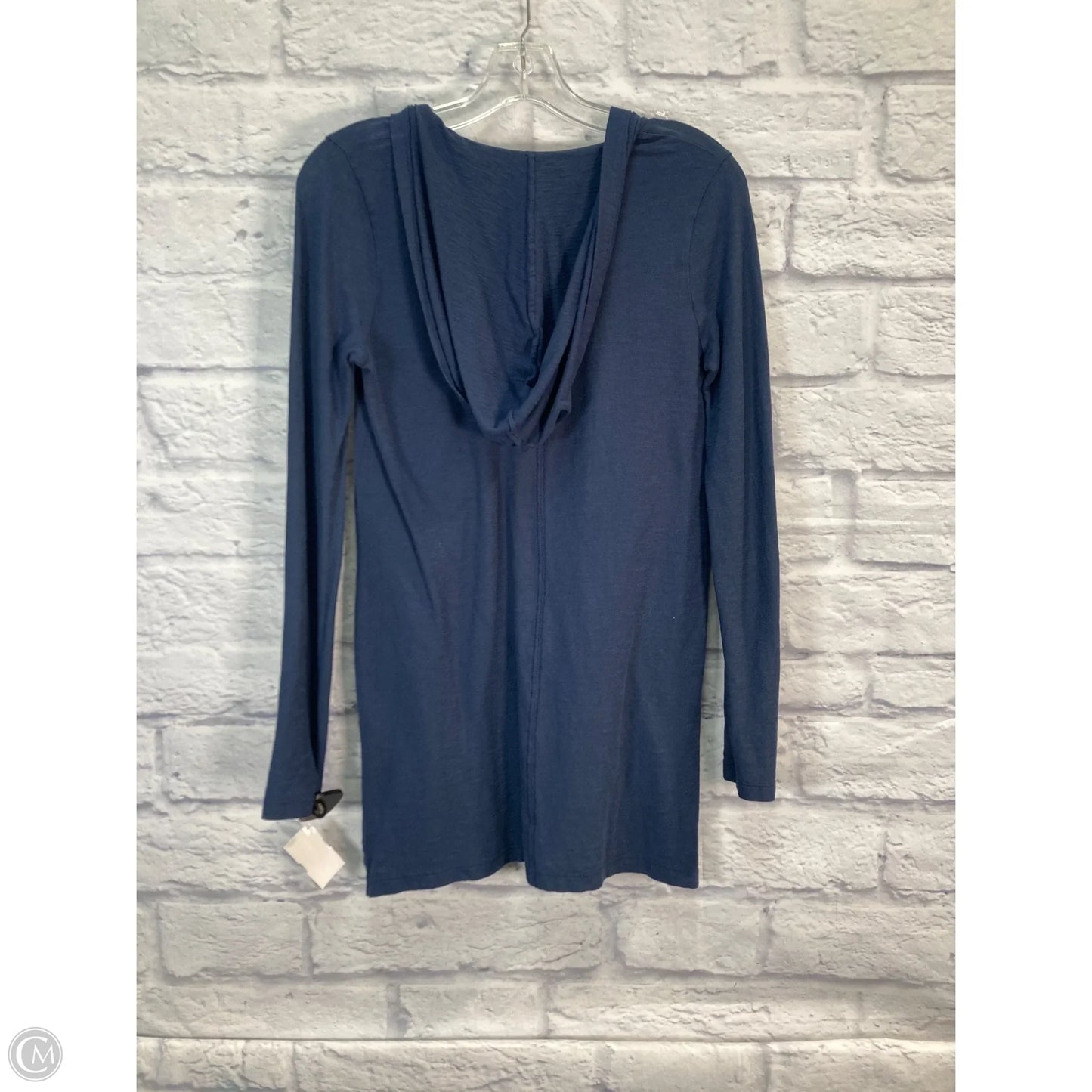 Top 3/4 Sleeve Designer By Lilly Pulitzer In Blue & White, Size: M
