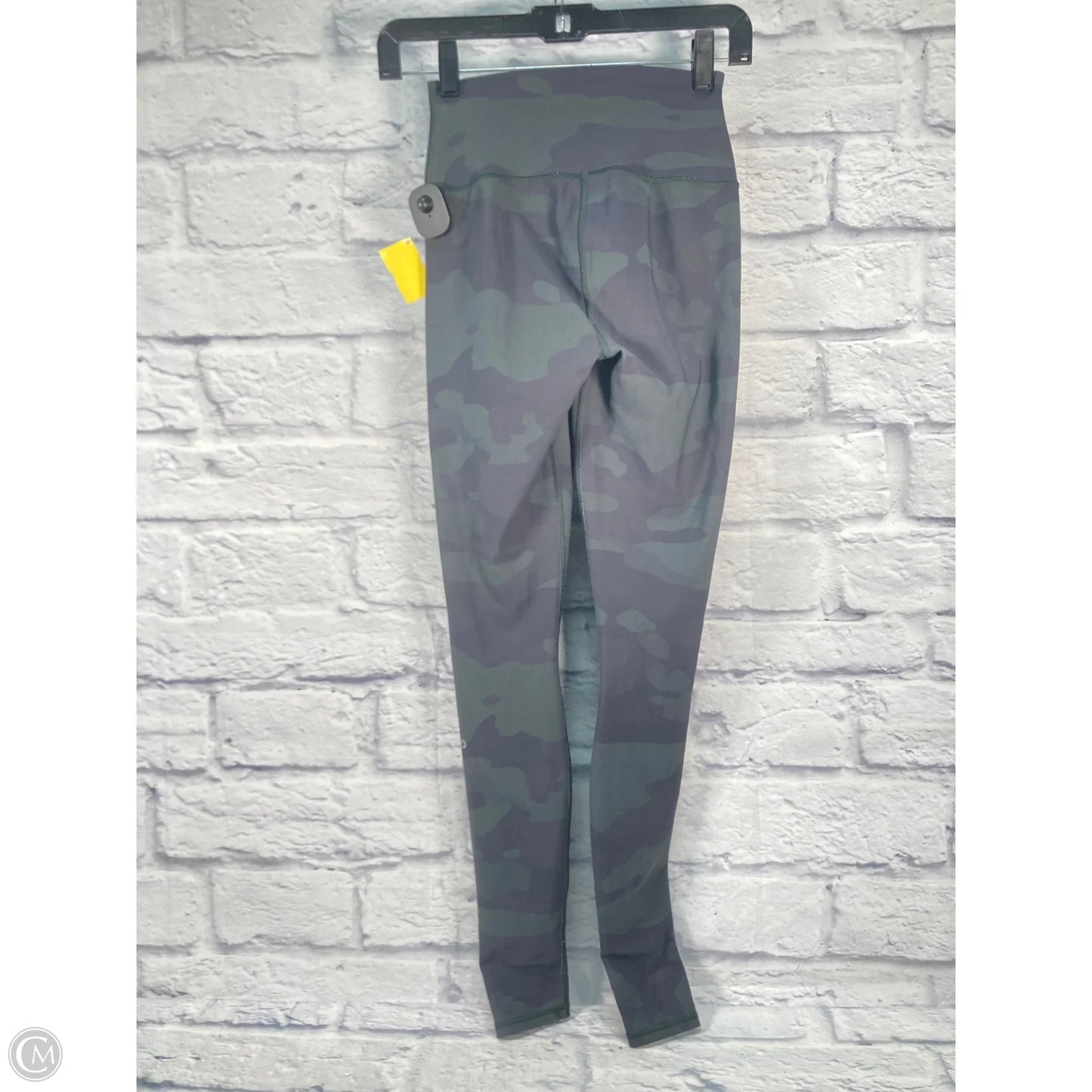 Athletic Leggings By Alo In Blue & Green, Size: Xxs