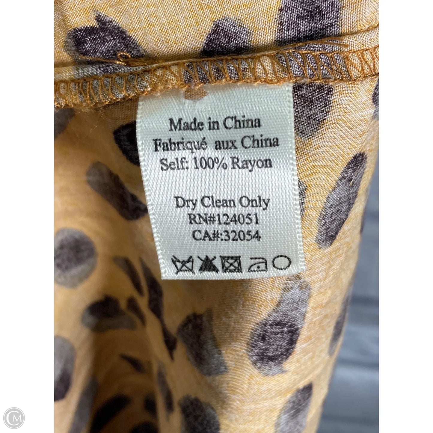 Dress Casual Maxi By Porridge In Black & Gold, Size: Xs
