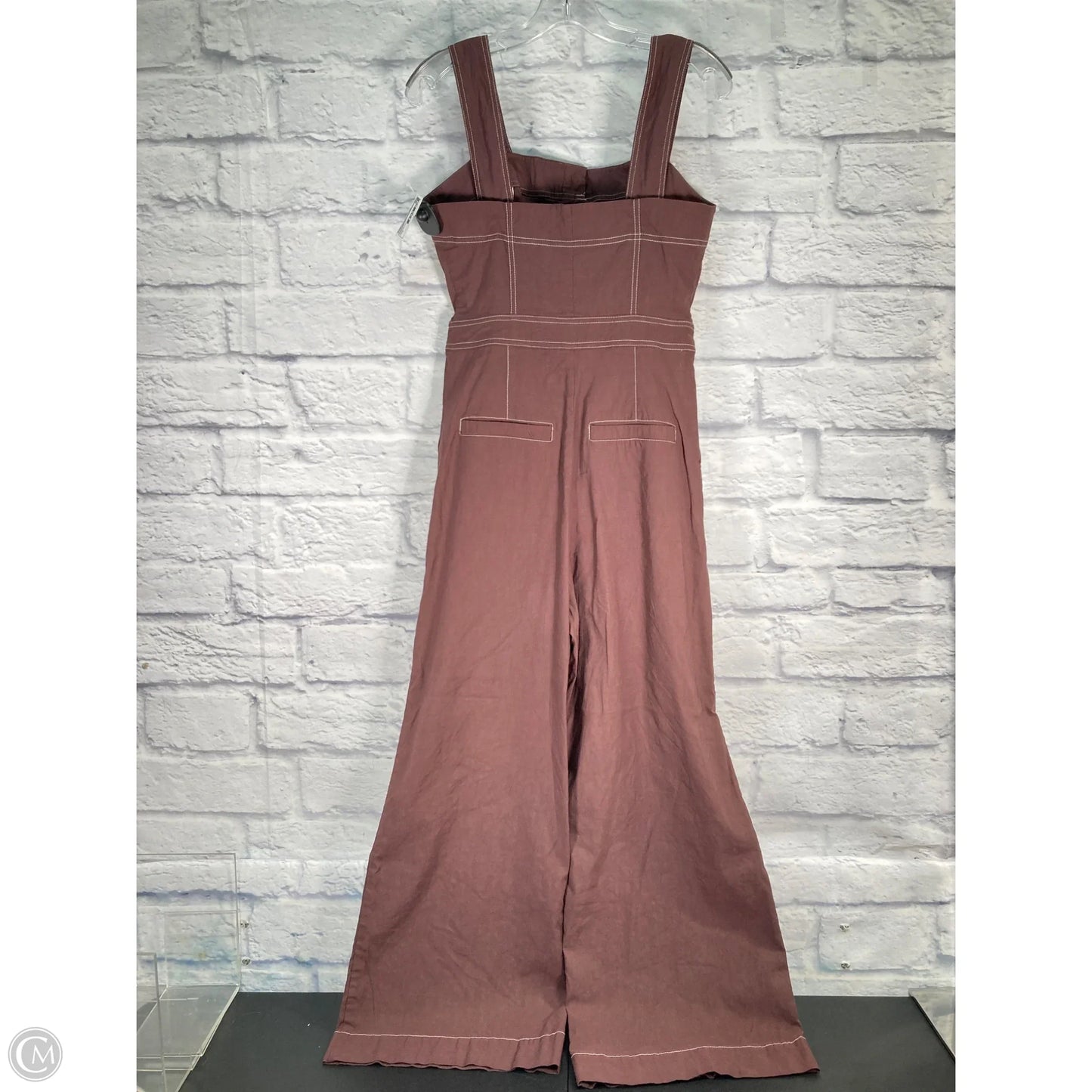 Jumpsuit By Maeve In Brown & White, Size: M