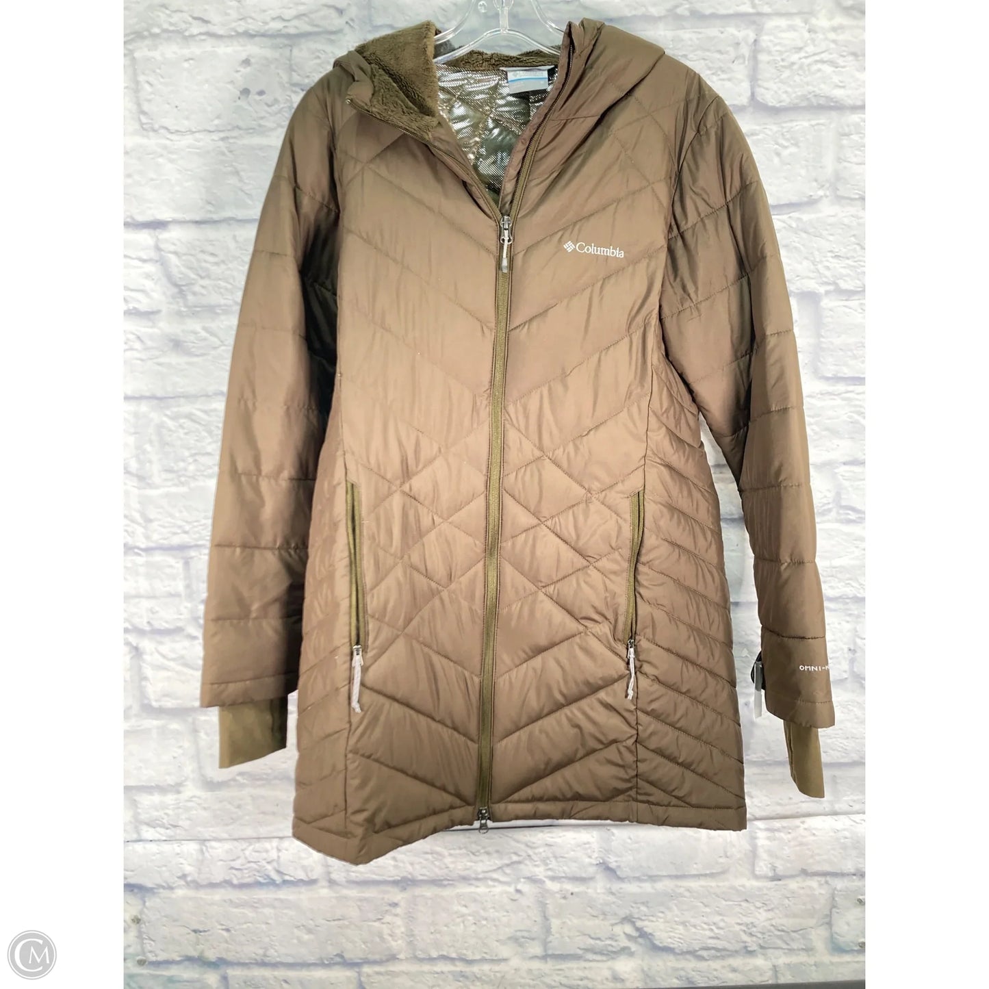 Coat Puffer & Quilted By Columbia In Green, Size: M