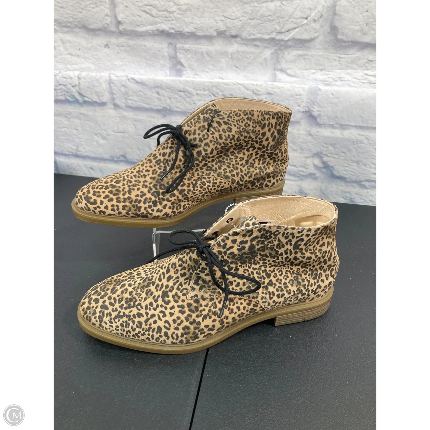 Boots Ankle Flats By Hush Puppies In Animal Print, Size: 11