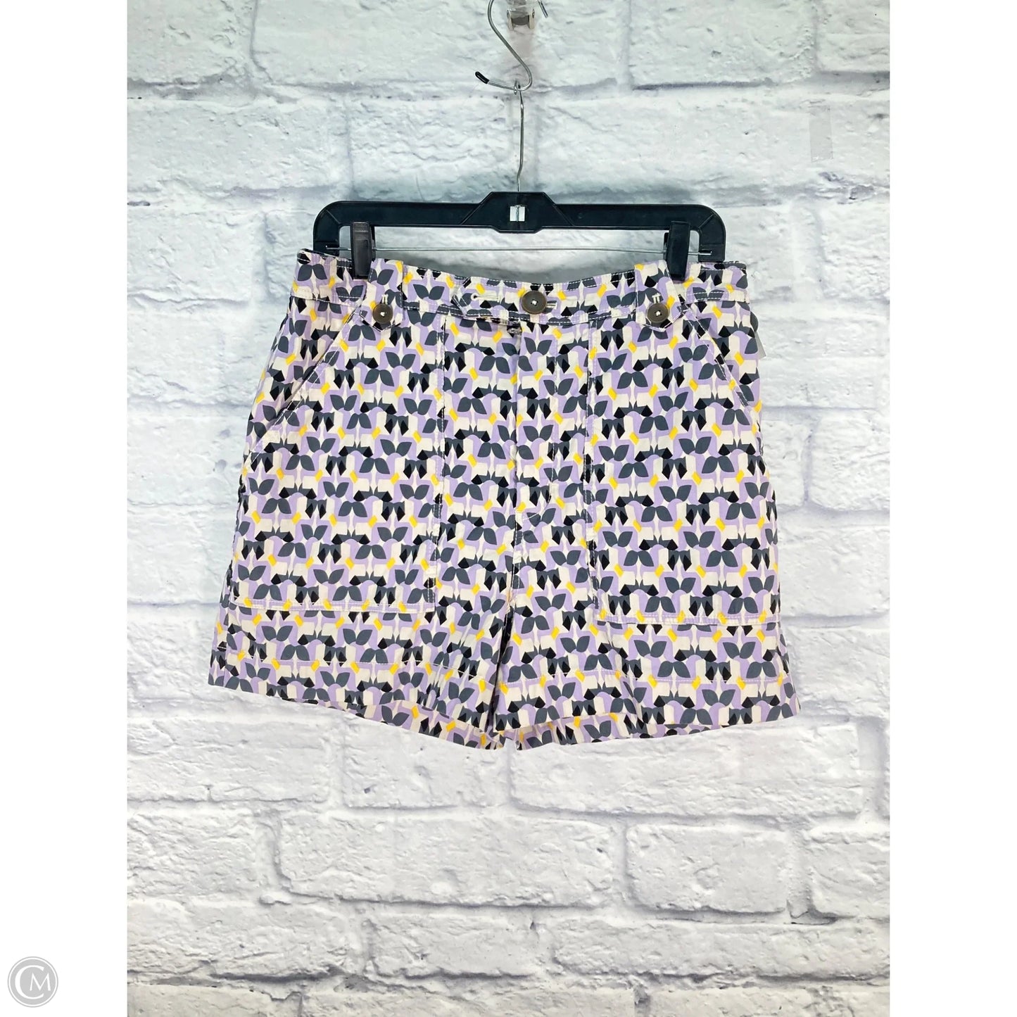 Shorts By Maeve In Grey & Purple, Size: 14