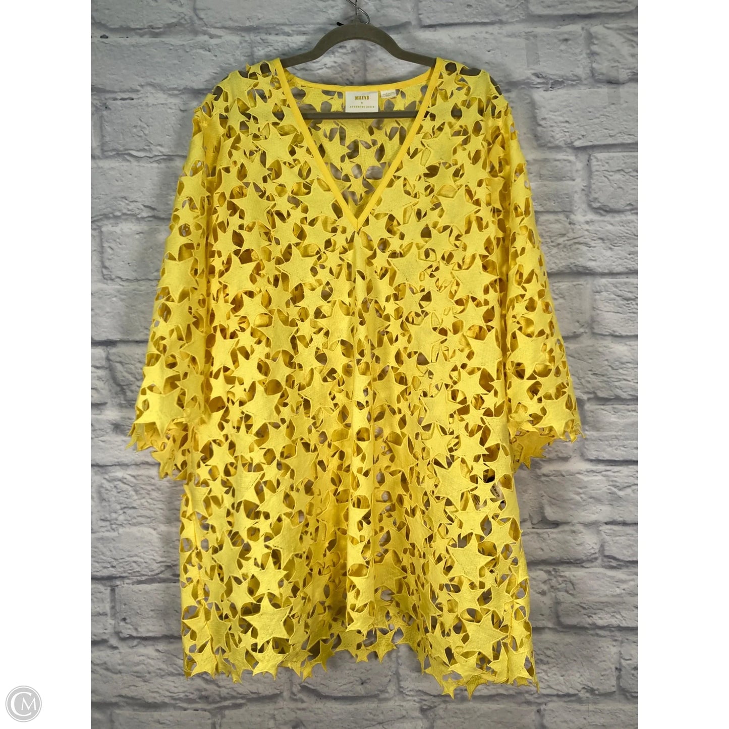 Swimwear Cover-up By Maeve In Yellow, Size: Osfm
