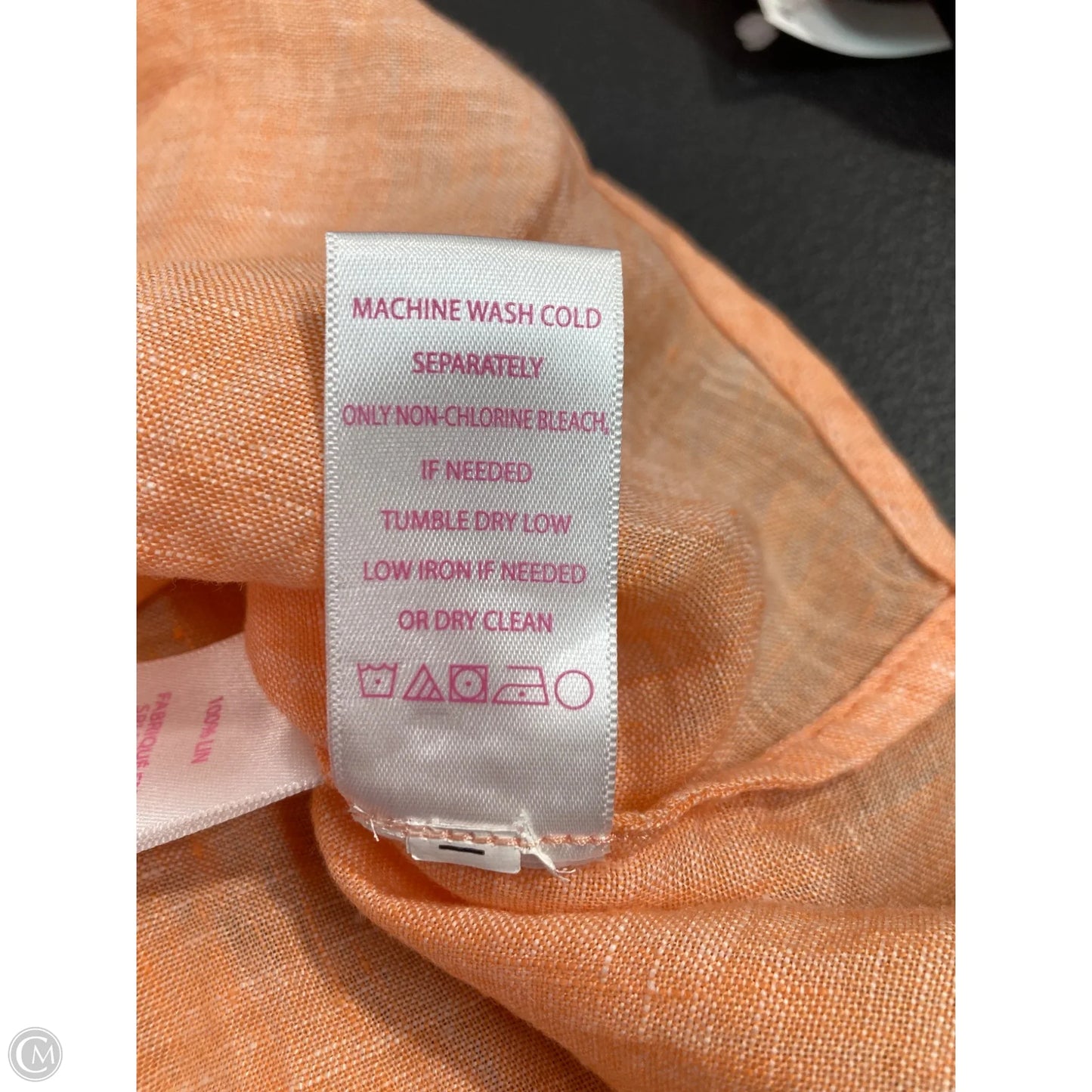 Top Long Sleeve Designer By Lilly Pulitzer In Orange, Size: Xxs
