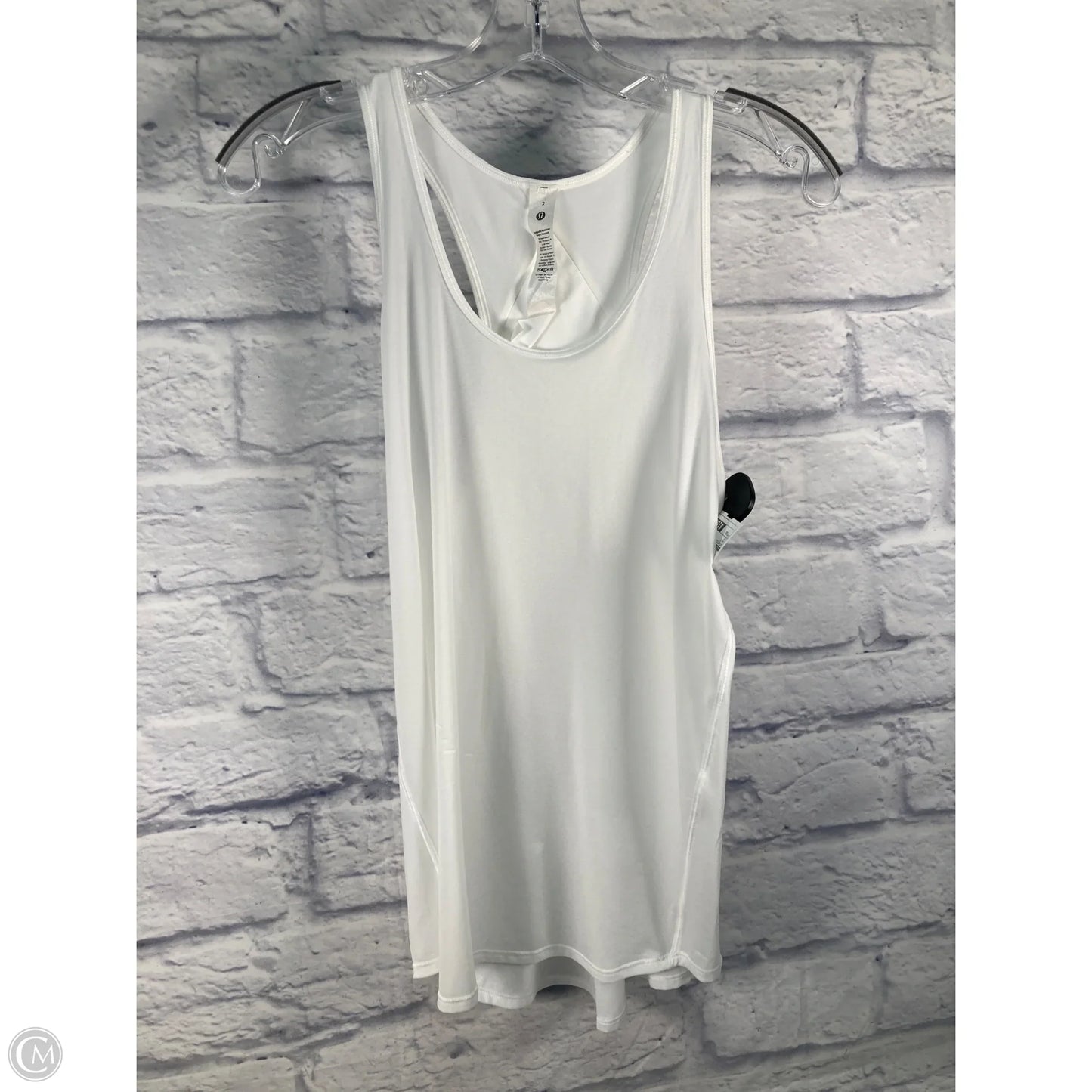 Athletic Tank Top By Lululemon In White, Size: Xs