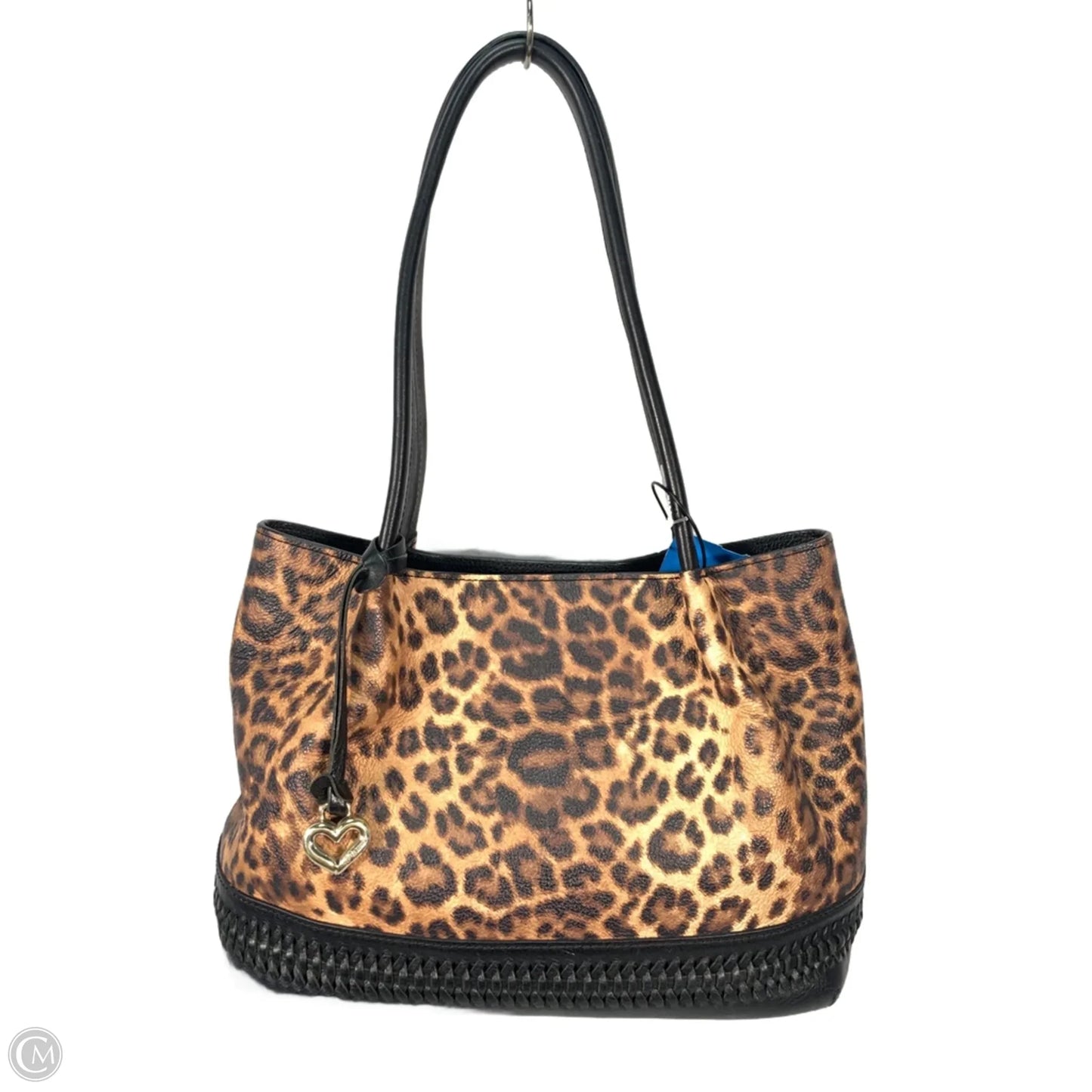 Handbag Leather By Brighton, Size: Medium