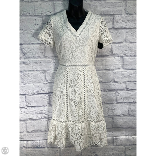 Dress Designer By Karl Lagerfeld In Cream, Size: Xs